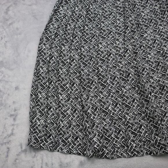 Items Dress Womens Black Short Sleeve Collared Wrap Casual Pullover Maxi - Picture 14 of 14